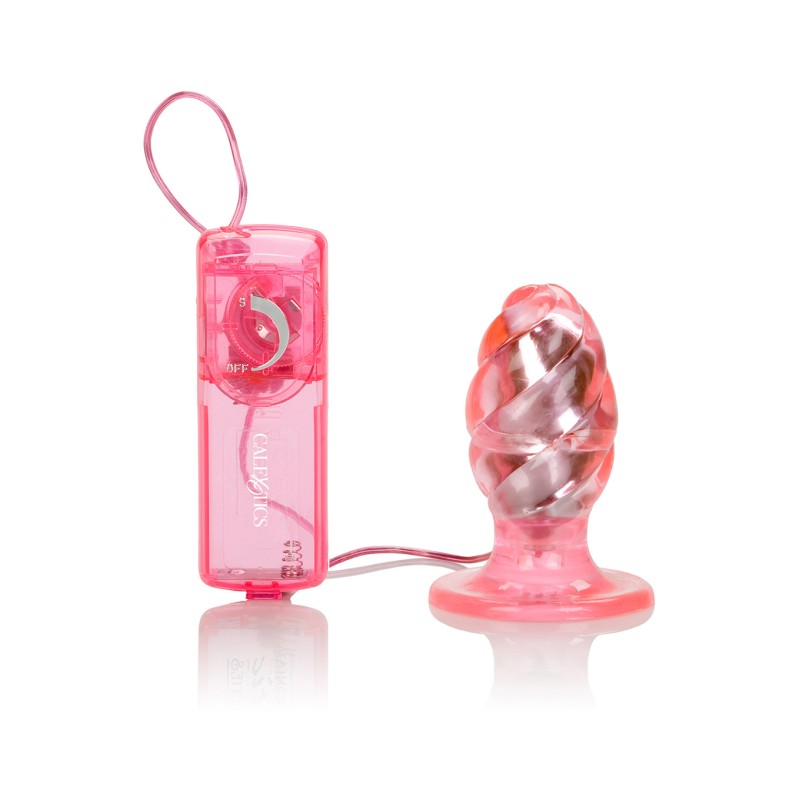 Plug/vibr-TUSH TRAINER VIBRATING PINK